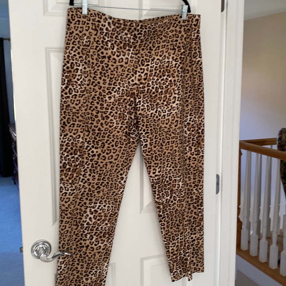 Leopard print pants from Chico